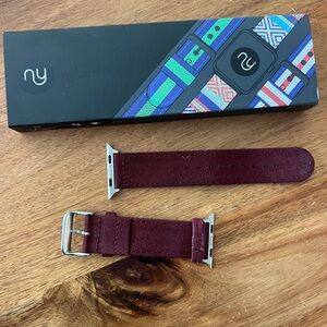 Apple Watch Band Nyloon For 42MM / 44MM Burgundy Maroon